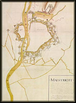 plan of siege;  belegeringsplattegrond